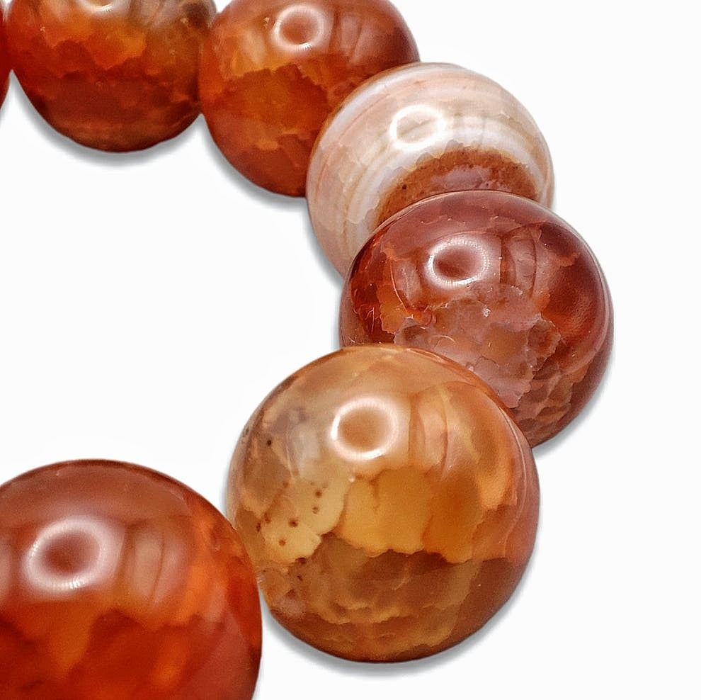 Bracciale di Agata ( Fire Agate )