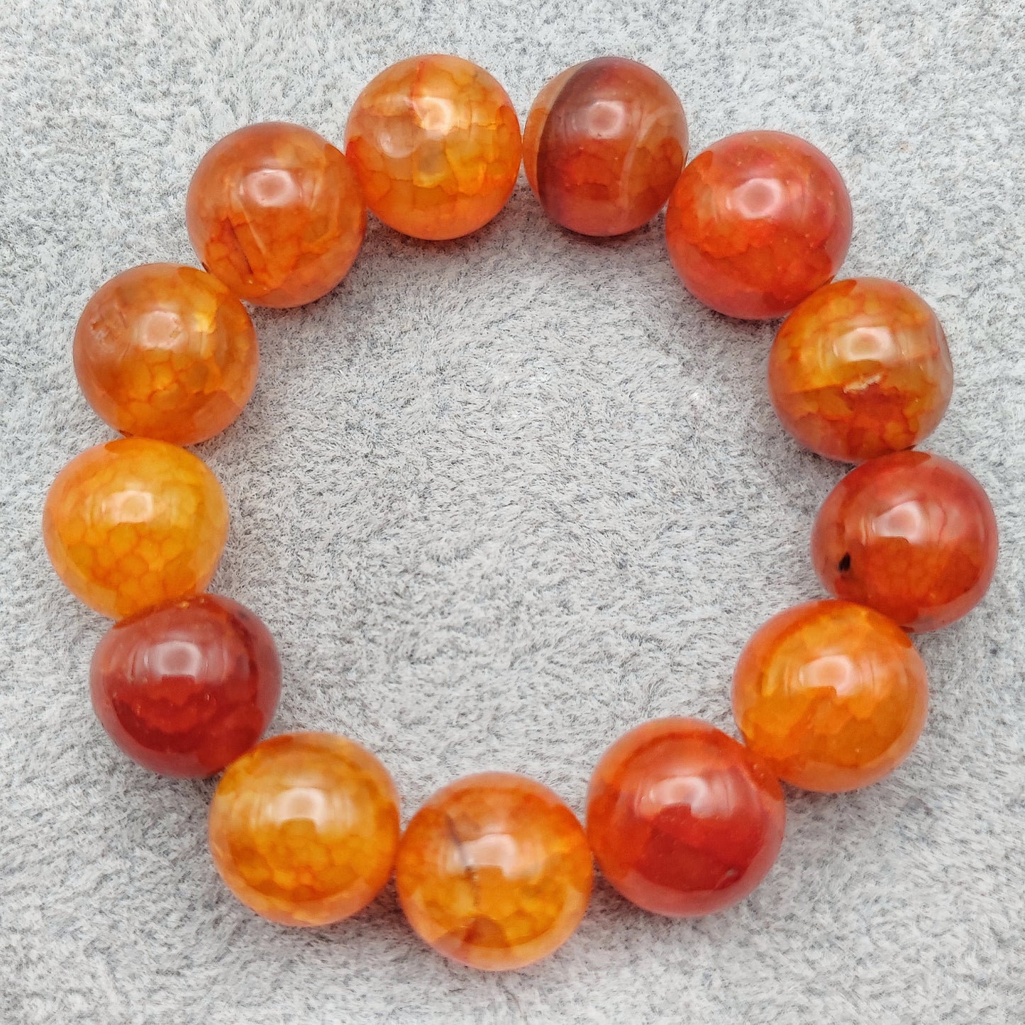 Bracciale di Agata ( Fire Agate )