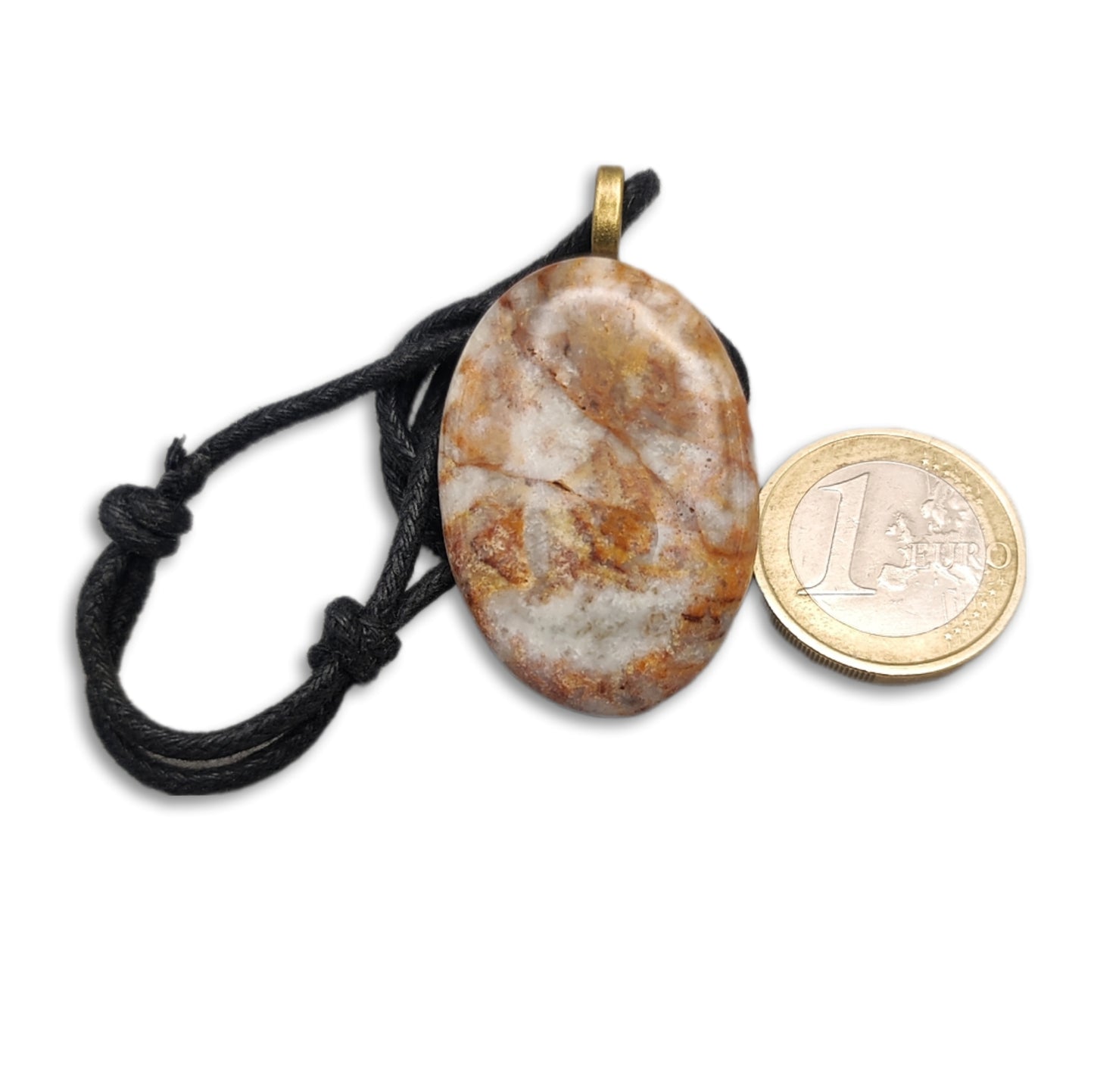 Pendente di Diaspro Orbicolare (Ocean Jasper)