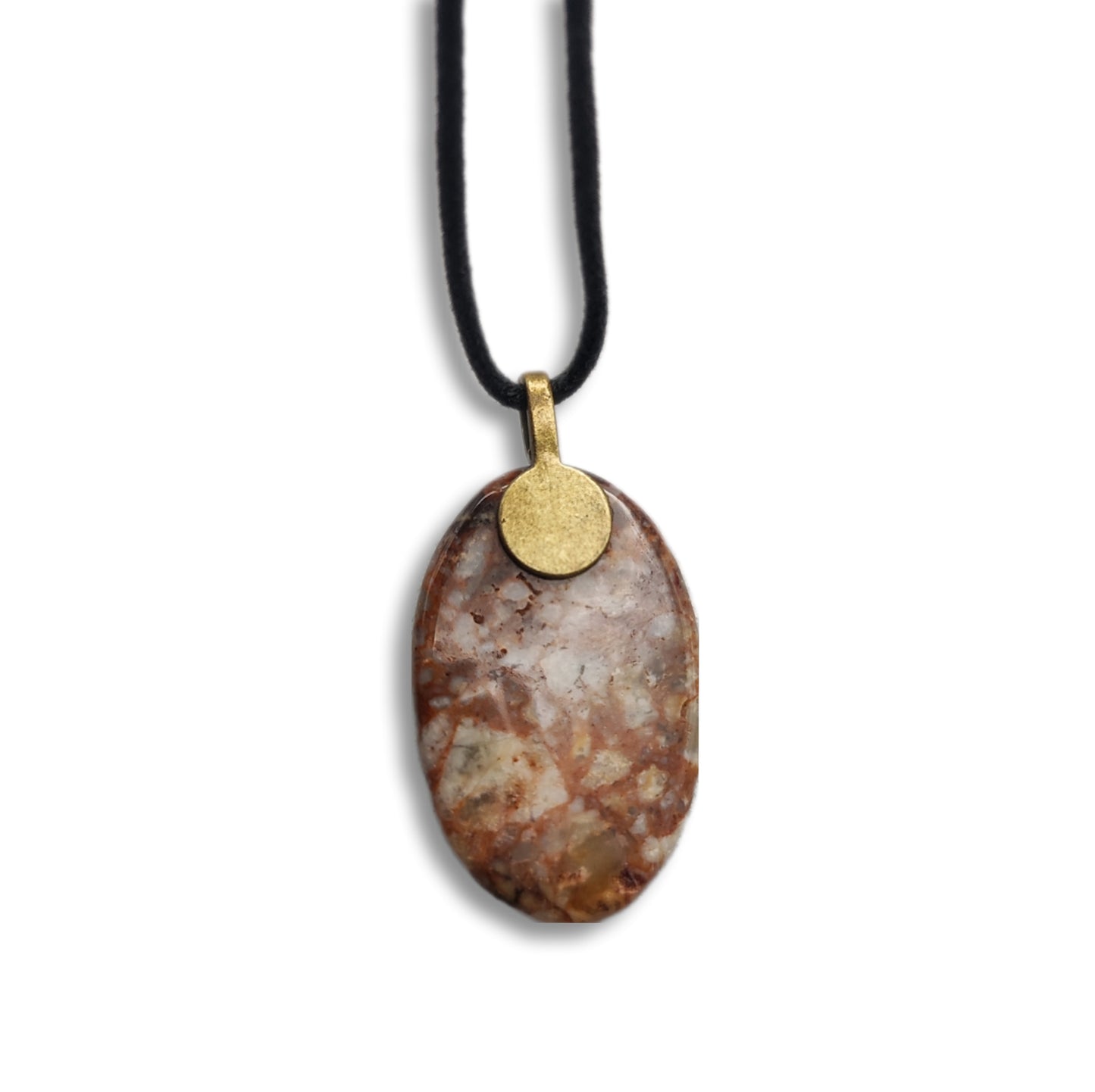 Pendente di Diaspro Orbicolare (Ocean Jasper)