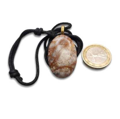 Pendente di Diaspro Orbicolare (Ocean Jasper)