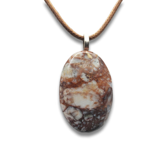 Pendente di Diaspro Orbicolare (Ocean Jasper)