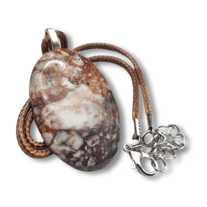 Pendente di Diaspro Orbicolare (Ocean Jasper)