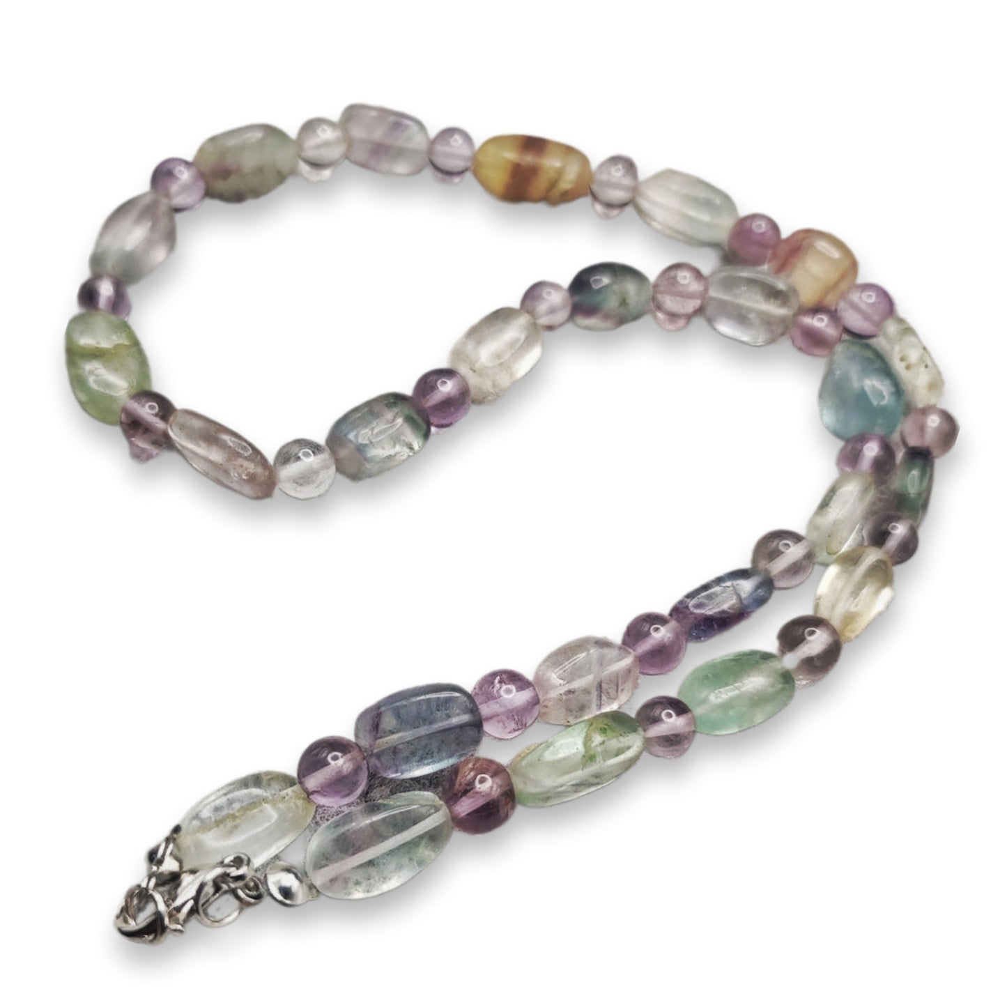 Collana di Fluorite ed Ametista