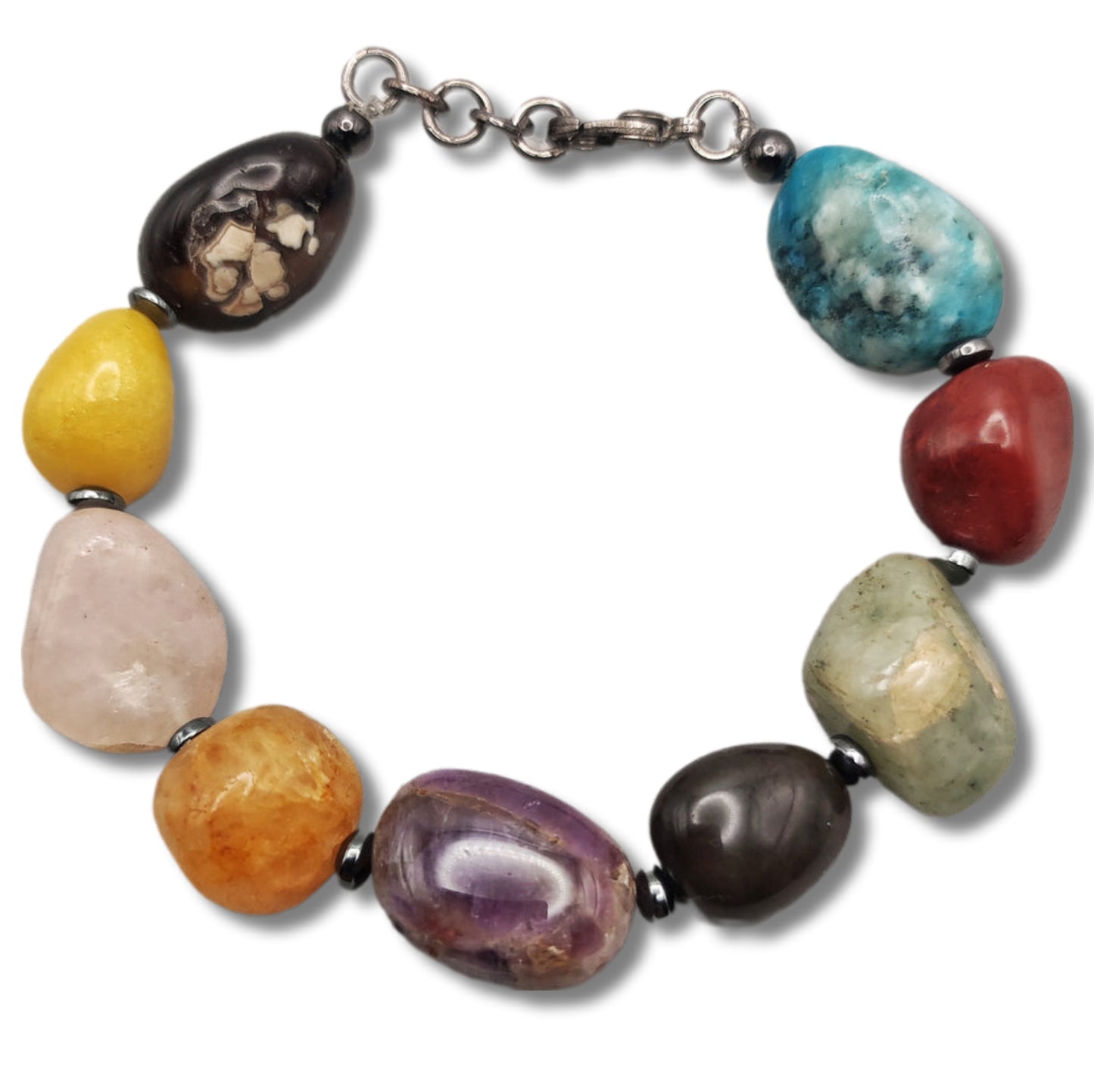 Bracciale di Pietre Naturali ed Ematite