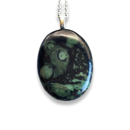 Pendente di Stromatolite ( Diaspro Kambaba )