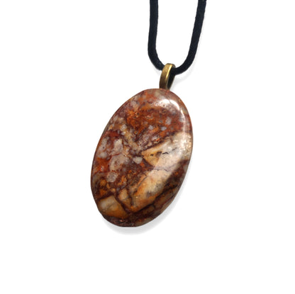 Pendente di Diaspro Orbicolare (Ocean Jasper)