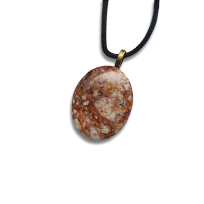 Pendente di Diaspro Orbicolare (Ocean Jasper)