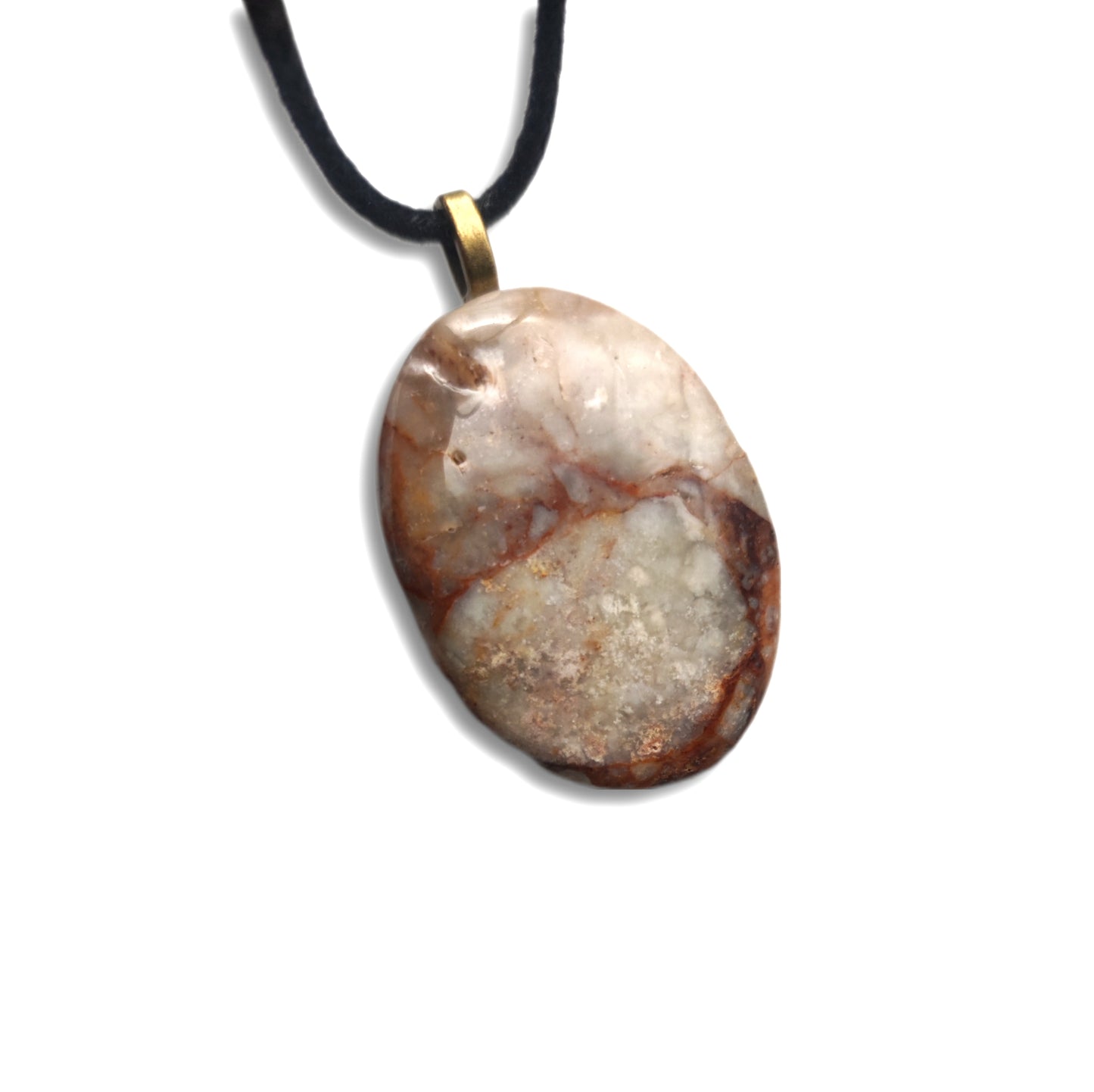 Pendente di Diaspro Orbicolare (Ocean Jasper)